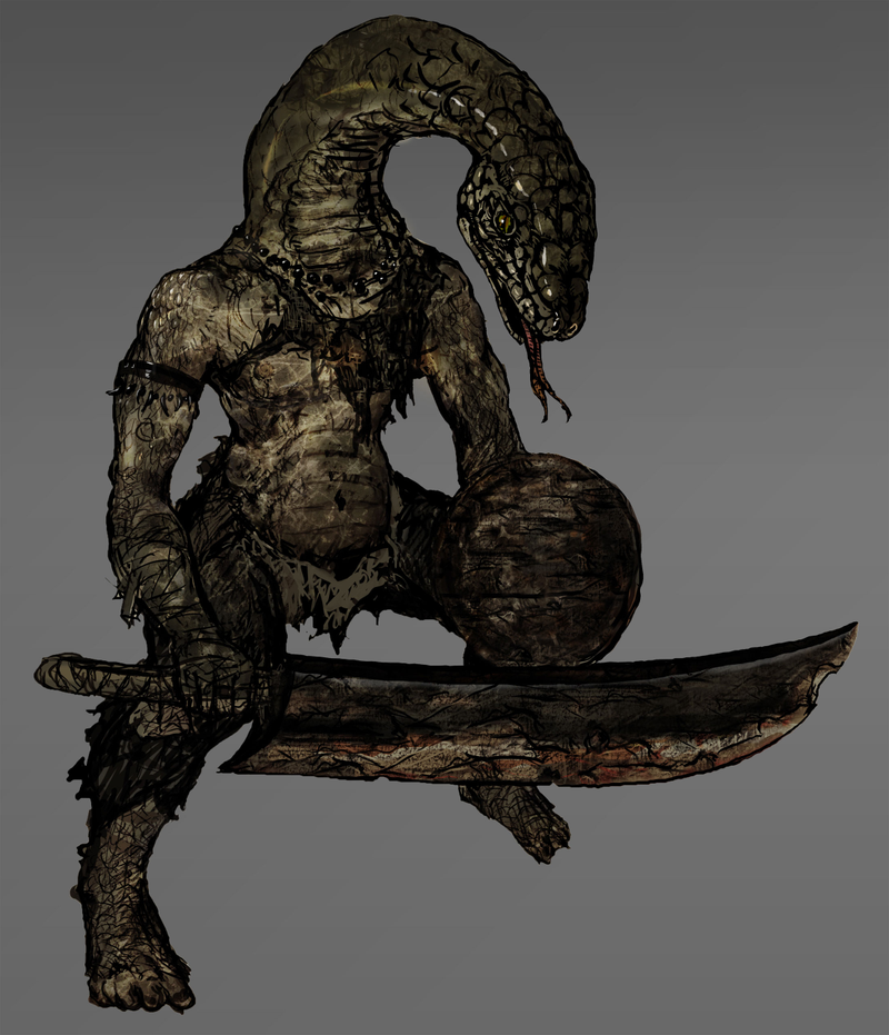 Illustration for article titled You may not Survive This Dark Souls Concept Art